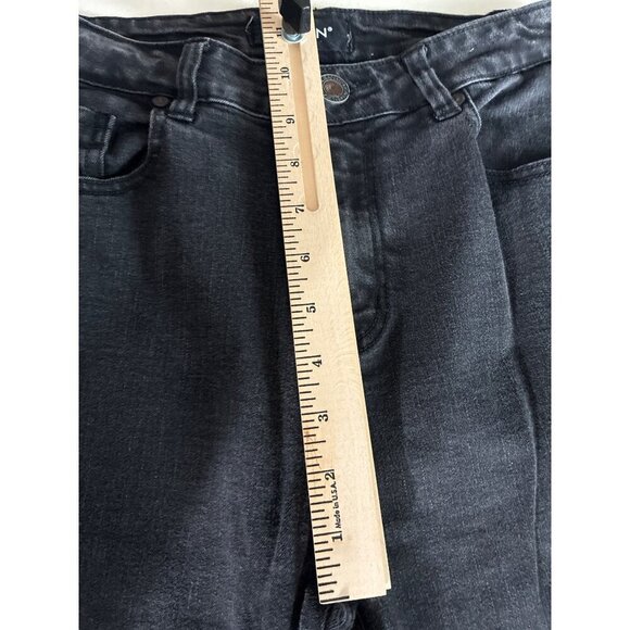Enjean Jeans Size 9 Black Denim High-Waisted Skinny - Picture 7 of 8
